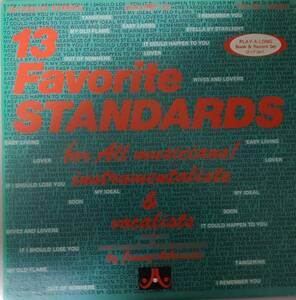 美盤　Ｊamey Aebersold LPレコード「13 Favorite STANDARDS」２枚組