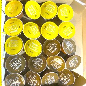 ネスカフェドルチェグスト リッチブレンド10カプセル & 裏技でカフェオレ10カプセル