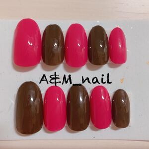 ハンドメイド ジェルネイルチップ
