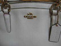 即決 コーチ COACH ハンドバッグ 斜め掛けショルダーバッグ F57847 2way ミネッタ クロスボディ 白_画像6