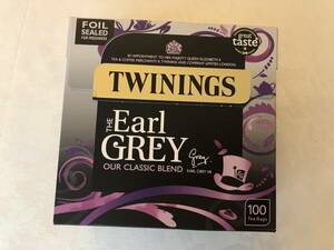 英国トワイニング アールグレー・ティー　紅茶　 100包入り 250g 日本未入荷　Twinings Earl Grey　イギリス