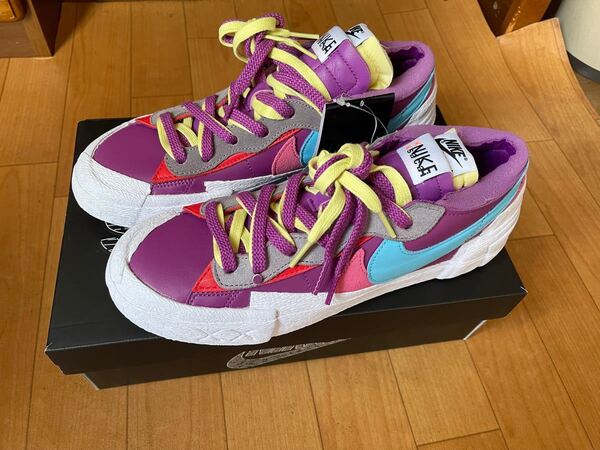 KAWS ×sacai ×Nike Blazer Low Purple Dusk