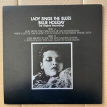 日本盤 BILLIE HOLIDAY - LADY SINGS THE BLUES_画像2