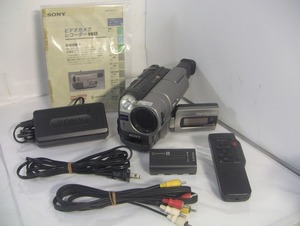 8mmテープ再生できます！【動作確認済み】 SONY Hi8ビデオカメラ CCD-TRV66　☆ダビングにご使用ください！☆/1101
