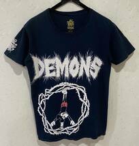 ＊デモンズ DEMONS NYC パンク ロック パロディ 半袖 Tシャツ トップス S 　　　　　　 BJBA.AB_画像1