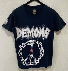 ＊デモンズ DEMONS NYC パンク ロック パロディ 半袖 Tシャツ トップス S 　　　　　　 BJBA.AB