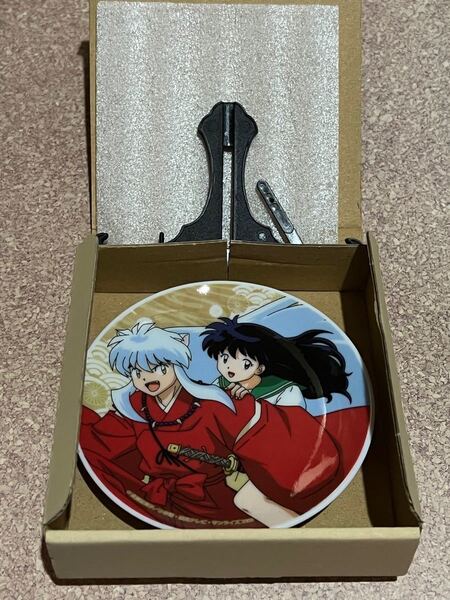 【新品】犬夜叉 楽天コレクション A賞飾り絵皿 犬夜叉&かごめ