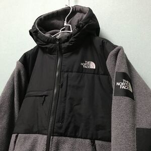 ノースフェイス デナリフーディ メンズM グレー マウンテンパーカ ナイロンジャケット フリースジャケット