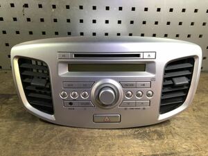 MH34S MH44S ワゴンR スズキ純正 クラリオン PS-3517 オーディオ デッキ CD AUX FM AM 取り付けステー パネル セット 動作OK☆