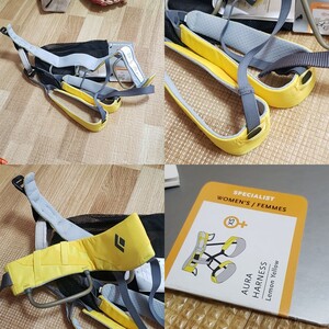 black diamond 安全帯 aura harness イエロー ブラックダイアモンド 登山用品 ハーネス サイズ xs