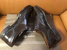 Alden オールデン☆ブルックスブラザーズ別注☆コードヴァン☆ウィングチップ☆サイズ28cm/US10D_画像8