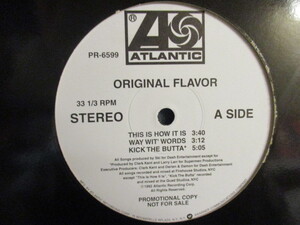 Original Flavor ： 1st LP Sampler 12'' // This Is How It Is / Way Wit' Words / 落札5点で送料無料