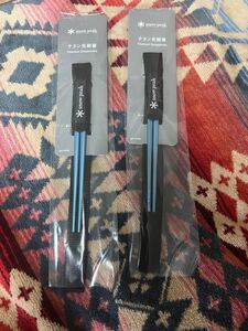 新品未使用 スノーピーク チタン先細箸 ブルー 2膳セット