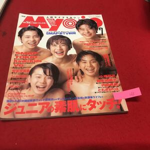 YU-066 明星 MYOJO7月号 SMAP TOKIO kinkikids V6 安室奈美恵 シャ乱Q GLAY 平成8年