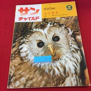 YW-088 サンチャイルド 9 ふくろう 昭和54年発行 チャイルド本社 えぞふくろう とらふずく しまふくろう このはずく あおばずく 