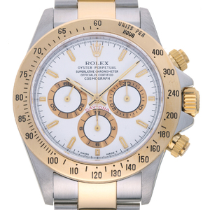 ［銀座店］ROLEX ロレックス デイトナ A番 ’99年製 16523 腕時計 ステンレススチール ホワイト/ゴールド文字盤 メンズ DH66221