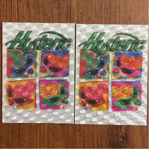 HYSTERIC MINI sticker ヒステリックミニ 非売品 キラキラステッカー シール 2枚SET ⑩ 送料無料