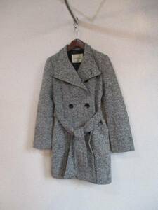 Pinky&Dianne black white tweed coat (USED)112116②MP