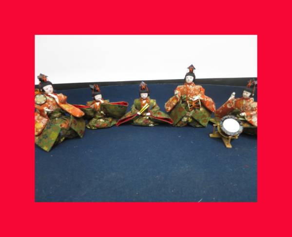 :Décision immédiate [Musée de la poupée] Cinq musiciens Poupées O-688 Hina, Accessoires Hina, Palais Hina Hina, saison, Événements annuels, Fête des poupées, Poupées Hina