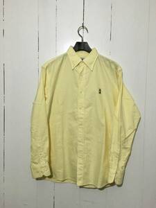 *NITRAID long sleeve shirt M oxford shirt yellow color 