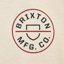 【送料無料】BRIXTON ブリクストン CREST L/S TEE ロングスリーブTシャツ ロンT 16251 SAN Sサイズ_画像5