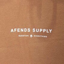 【送料無料】 AFENDS アフェンズ SUPPLY RECYCLED PULL ON HOOD プルオーバーパーカー フーディ M214515　 CML Mサイズ_画像3