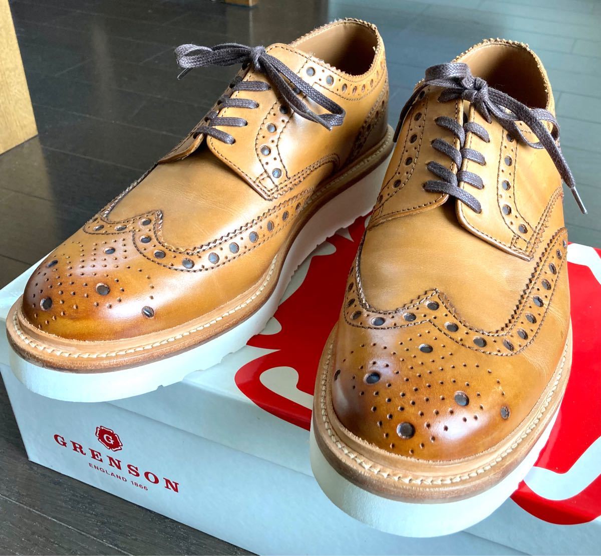 新品未使用】Grenson Walbrook 8 0 グレンソン 黒 ブラック ロンドン