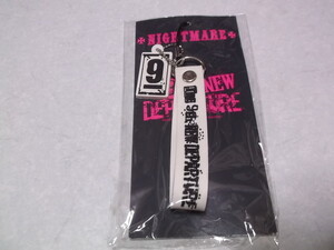 )　ナイトメア THE 9th NEW DEPARTURE　【　ストラップ　♪未開封新品　】　NIGHTMARE バンド