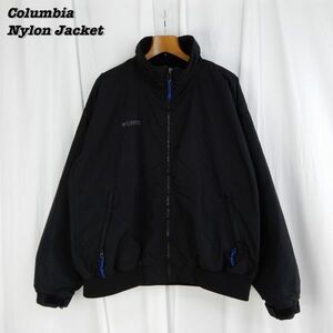 Columbia FALMOUTH PARKA Nylon Jacket 1990s Black XL コロンビア ファルマスパーカー ナイロンジャケット 1990年代 ブラック