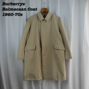 Burberrys Balmacaan Coat 1960s 1970s cotton CENCI Roma Vintage バーバリー バルマカーンコート コットン 1960年代 1970年代