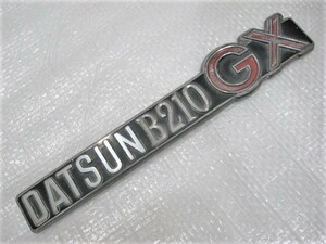 ★希少 ダットサン B210 ＧＸ 日産 サニー? SUNNY? DATSUN B210 ＧＸ 北米仕様? サイドエンブレム 1点 旧車 中古2