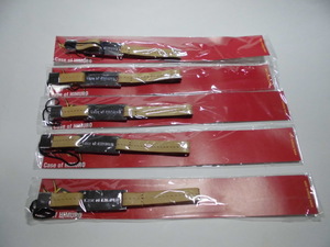 [5 piece set ] Himuro Kyosuke debut 15 anniversary /2003 year Saitama super Arena concert memory strap 