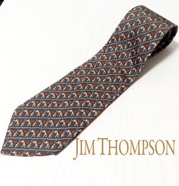 JIM THOMPSON ジムトンプソン シルク100% ネクタイ スレあり