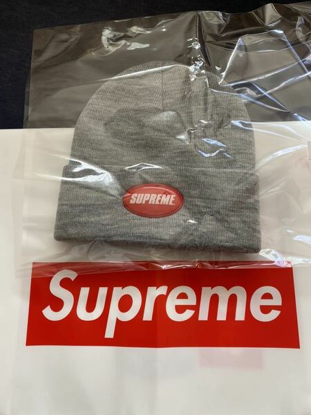 Supreme ニット帽 GREY 新品未使用