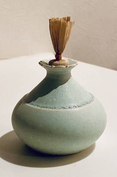 美品 送料込 茶道具 振出 茶入 棗 茶杓 茶筅筒 陶器