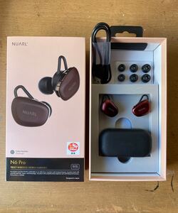 完全ワイヤレスイヤホン N6 Pro N6PRO-RC レッドカッパー nuarl magic ear +for twe 付属