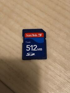 SanDisk メモリーカード SDカード 512MB