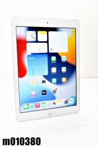 白ロム SIMフリー SoftBank SIMロック解除済 Apple iPad6 Wi-Fi+Cellular 32GB iPadOS15.2 Silver MR6P2J/A 初期化済 【m010380】
