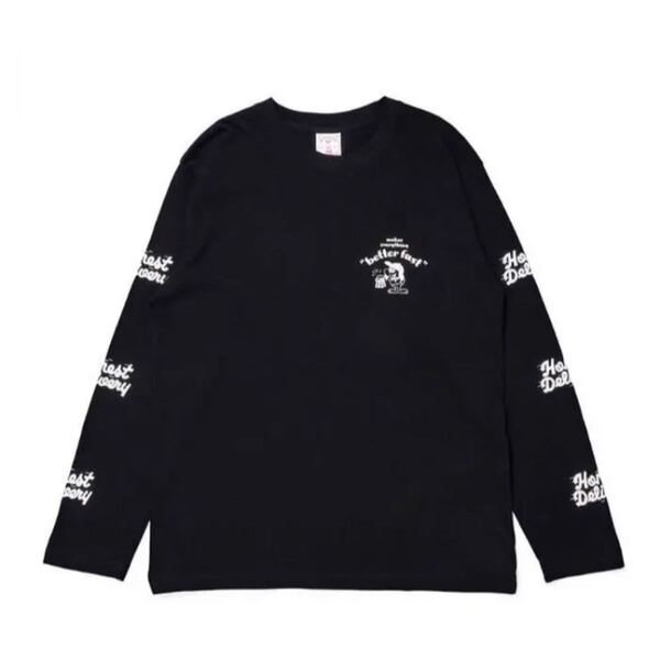 スタジオセブン★オネストデリバリー★黒★ロンTシャツ