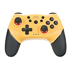 【送料無料】任天堂スイッチ Switch コントローラー イエロー ワイヤレス Bluetooth ジャイロセンサー HD振動 TURBO連射機能 互換品