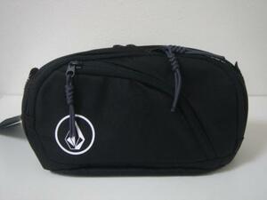 VOLCOM ボルコム D6511650BLK④ ウエストバッグ WaistBag ポーチ 鞄 黒色 ブラック ロゴ アパレル 小物 Acc ヴォルコム 即決 新品 送料無料