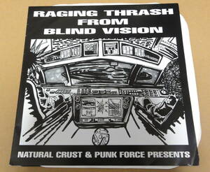 Raging Thrash From Blind Vision V.A LP NATURAL CRUST & PUNK FORCE Reality Crisis Exterminate 