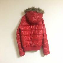 WOOLRICH ウールリッチ ダウンジャケット フード付きジャンパー 赤 レッド Mサイズ メンズ_画像4