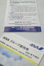 ◆未使用 最新 ANA 全日空 株主優待 グループ 優待券 割引 冊子 2021年下期分 有効期間2022年5月31日◆_画像2