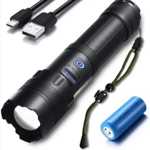 【最新超高輝度XHP160 】懐中電灯 led 強力 軍用 最強 ledライト 超高輝度 9100ルーメン usb充電式