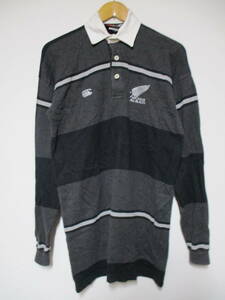 ニュージーランド製 カンタベリー オールブラックス ラガーシャツ Sサイズ