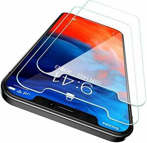 特価 CASEKOO iPhone12 用 ガラスフィルム iPhone12pro 用 ガラスフィルム 6.1インチ ガイド枠付き