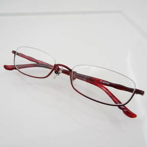 [ free shipping ] reverse half rim glasses glasses frame stylish glasses reverse half rim oval type red 