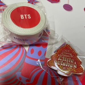 BTS ホリデーコレクション　リボン　バッジ　2点セット　Holiday special box 