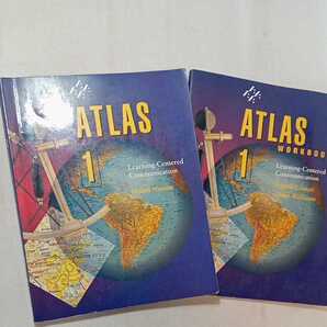 zaa-285♪Atlas I テキスト&ワークブック2冊セット Learning-Centered Communication ペーパーバック 1995/7/1 英語版 David Nunan (著)